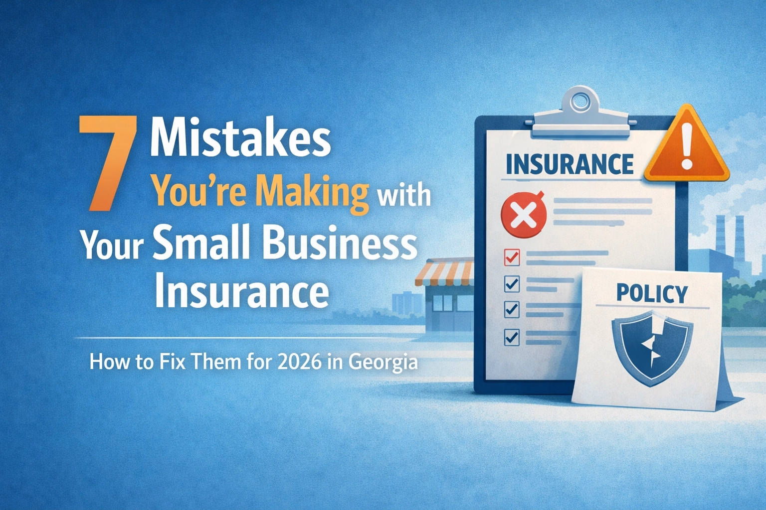 7 Mistakes You’re Making with Your Small Business Insurance (And How to Fix Them for 2026)